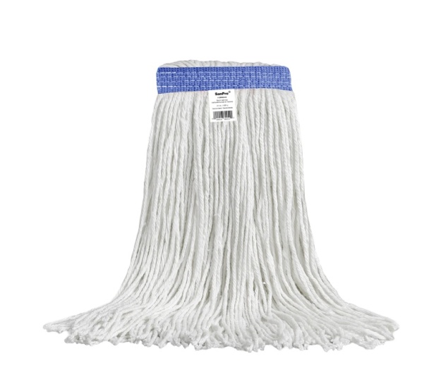 24 oz Rayon Wet Mop with Blue Narrow Band